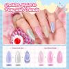 imageBeetles Summer Voyage Cat Eye Gel Nail Polish Set  9ML 6 Colors Saltmist Sunset Summer Cat Eye Gel Nail Polish Kit Yellow Blue Green Pink Purple Soak Off UV Salon DIY at Home Manicure Gift for Women000Spring Pudding