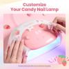 imageBeetles Summer Voyage Cat Eye Gel Nail Polish Set  9ML 6 Colors Saltmist Sunset Summer Cat Eye Gel Nail Polish Kit Yellow Blue Green Pink Purple Soak Off UV Salon DIY at Home Manicure Gift for WomenCandy White UV Nail Lamp