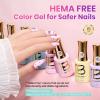 imageBeetles Pink Gel Polish Set  Pink Soda with Color Card 6 Colors Summer Gel Nail Polish Set 15ML051FlOz Same Color Bottle Professional Manicure Salon LongLasting Soak Off UV LED Summer NailsDreamy Dollhouse