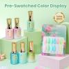 imageBeetles Pink Gel Polish Set  Pink Soda with Color Card 6 Colors Summer Gel Nail Polish Set 15ML051FlOz Same Color Bottle Professional Manicure Salon LongLasting Soak Off UV LED Summer NailsDream Bloom