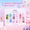 imageBeetles Pink Gel Polish Set  Pink Soda with Color Card 6 Colors Summer Gel Nail Polish Set 15ML051FlOz Same Color Bottle Professional Manicure Salon LongLasting Soak Off UV LED Summer Nails000Petal Charm