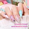 imageBeetles Pink Gel Polish Set  Pink Soda with Color Card 6 Colors Summer Gel Nail Polish Set 15ML051FlOz Same Color Bottle Professional Manicure Salon LongLasting Soak Off UV LED Summer NailsDreamy Dollhouse