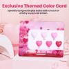 imageBeetles Pink Gel Polish Set  Pink Soda with Color Card 6 Colors Summer Gel Nail Polish Set 15ML051FlOz Same Color Bottle Professional Manicure Salon LongLasting Soak Off UV LED Summer Nails0Pink Escape