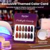 imageBeetles Pink Gel Polish Set  Pink Soda with Color Card 6 Colors Summer Gel Nail Polish Set 15ML051FlOz Same Color Bottle Professional Manicure Salon LongLasting Soak Off UV LED Summer Nails000Midnight Serenity