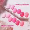 imageBeetles Pink Gel Polish Set  Pink Soda with Color Card 6 Colors Summer Gel Nail Polish Set 15ML051FlOz Same Color Bottle Professional Manicure Salon LongLasting Soak Off UV LED Summer NailsSummer Heartbeat