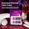 imageBeetles Pink Gel Polish Set  Pink Soda with Color Card 6 Colors Summer Gel Nail Polish Set 15ML051FlOz Same Color Bottle Professional Manicure Salon LongLasting Soak Off UV LED Summer NailsCassis Night