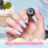 imageBeetles Summer Voyage Jelly Gel Nail Polish Set  9ML 6 Colors Seasalt Holiday Summer Sheer Gel Nail Polish Kit Milky White MInt Green Blue Soak Off UV Salon DIY at Home Manicure Gift for WomenD  Creme Blue  Blueberry Smoothie