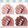 imageBeetles Summer Voyage Jelly Gel Nail Polish Set  9ML 6 Colors Seasalt Holiday Summer Sheer Gel Nail Polish Kit Milky White MInt Green Blue Soak Off UV Salon DIY at Home Manicure Gift for WomenJ  Creme Purple  Lavender Macarons