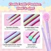 imageBeetles Summer Voyage Jelly Gel Nail Polish Set  9ML 6 Colors Seasalt Holiday Summer Sheer Gel Nail Polish Kit Milky White MInt Green Blue Soak Off UV Salon DIY at Home Manicure Gift for Women06pcs Spring Nail Art Brushes