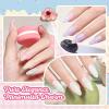 imageBeetles Summer Voyage Jelly Gel Nail Polish Set  9ML 6 Colors Seasalt Holiday Summer Sheer Gel Nail Polish Kit Milky White MInt Green Blue Soak Off UV Salon DIY at Home Manicure Gift for Women000Fruity Milk
