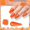 imageBeetles Summer Voyage Jelly Gel Nail Polish Set  9ML 6 Colors Seasalt Holiday Summer Sheer Gel Nail Polish Kit Milky White MInt Green Blue Soak Off UV Salon DIY at Home Manicure Gift for WomenM  Creme Orange  Citrus Pop