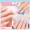 imageBeetles Summer Voyage Jelly Gel Nail Polish Set  9ML 6 Colors Seasalt Holiday Summer Sheer Gel Nail Polish Kit Milky White MInt Green Blue Soak Off UV Salon DIY at Home Manicure Gift for Women000Fruity Milk
