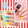 imageBeetles Summer Voyage Jelly Gel Nail Polish Set  9ML 6 Colors Seasalt Holiday Summer Sheer Gel Nail Polish Kit Milky White MInt Green Blue Soak Off UV Salon DIY at Home Manicure Gift for Women0Sunstripe