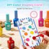 imageBeetles Summer Voyage Jelly Gel Nail Polish Set  9ML 6 Colors Seasalt Holiday Summer Sheer Gel Nail Polish Kit Milky White MInt Green Blue Soak Off UV Salon DIY at Home Manicure Gift for Women0Sunstripe