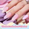 imageBeetles Summer Voyage Jelly Gel Nail Polish Set  9ML 6 Colors Seasalt Holiday Summer Sheer Gel Nail Polish Kit Milky White MInt Green Blue Soak Off UV Salon DIY at Home Manicure Gift for WomenJ  Creme Purple  Lavender Macarons
