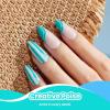 imageBeetles Summer Voyage Jelly Gel Nail Polish Set  9ML 6 Colors Seasalt Holiday Summer Sheer Gel Nail Polish Kit Milky White MInt Green Blue Soak Off UV Salon DIY at Home Manicure Gift for Women0Ocean Shade