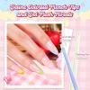 imageBeetles Summer Voyage Jelly Gel Nail Polish Set  9ML 6 Colors Seasalt Holiday Summer Sheer Gel Nail Polish Kit Milky White MInt Green Blue Soak Off UV Salon DIY at Home Manicure Gift for Women06pcs Spring Nail Art Brushes