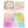 imageBeetles Pink Gel Polish Set  Pink Soda with Color Card 6 Colors Summer Gel Nail Polish Set 15ML051FlOz Same Color Bottle Professional Manicure Salon LongLasting Soak Off UV LED Summer NailsSpring Sonata