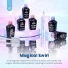 imageBeetles 4th of July Gel Nail Polish Set  6 Colors Independence Spark Cat Eye Gel Polish Kit Glitter Blue Red White Sliver Gold with Magnet amp Stickers Soak Off Uv Nail Art at Home Gift for Women00Magical Swirl