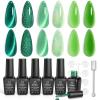 imageBeetles 4th of July Gel Nail Polish Set  6 Colors Independence Spark Cat Eye Gel Polish Kit Glitter Blue Red White Sliver Gold with Magnet amp Stickers Soak Off Uv Nail Art at Home Gift for Women000Enchanted Forest