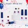 imageBeetles 4th of July Gel Nail Polish Set  6 Colors Independence Spark Cat Eye Gel Polish Kit Glitter Blue Red White Sliver Gold with Magnet amp Stickers Soak Off Uv Nail Art at Home Gift for WomenIndependence Spark