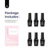 imageBeetles 4th of July Gel Nail Polish Set  6 Colors Independence Spark Cat Eye Gel Polish Kit Glitter Blue Red White Sliver Gold with Magnet amp Stickers Soak Off Uv Nail Art at Home Gift for Women00Starry Nightfall