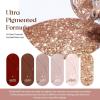 imageBeetles 4th of July Gel Nail Polish Set  6 Colors Independence Spark Cat Eye Gel Polish Kit Glitter Blue Red White Sliver Gold with Magnet amp Stickers Soak Off Uv Nail Art at Home Gift for Women000Smooth Hazelnut