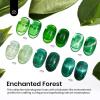 imageBeetles 4th of July Gel Nail Polish Set  6 Colors Independence Spark Cat Eye Gel Polish Kit Glitter Blue Red White Sliver Gold with Magnet amp Stickers Soak Off Uv Nail Art at Home Gift for Women000Enchanted Forest