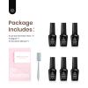 imageBeetles Pastel Gel Polish Set  Afternoon Desserts Collection 6 Colors Pastel Purple Yellow Blue Pink Trendy Colors Uv LED Lamp Salon DIY at Home Nails Gifts for Women Nails00Cute Cat Eyes