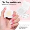 imageBeetles Pastel Gel Polish Set  Afternoon Desserts Collection 6 Colors Pastel Purple Yellow Blue Pink Trendy Colors Uv LED Lamp Salon DIY at Home Nails Gifts for Women NailsZColorful Nail Sponge 150Pcs White Pat Painting Gel