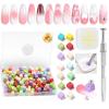 imageBeetles Pastel Gel Polish Set  Afternoon Desserts Collection 6 Colors Pastel Purple Yellow Blue Pink Trendy Colors Uv LED Lamp Salon DIY at Home Nails Gifts for Women NailsZColorful Nail Sponge 150Pcs White Pat Painting Gel