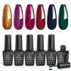 imageBeetles 4th of July Gel Nail Polish Set  6 Colors Independence Spark Cat Eye Gel Polish Kit Glitter Blue Red White Sliver Gold with Magnet amp Stickers Soak Off Uv Nail Art at Home Gift for Women000Boujee Gala