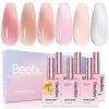 imageBeetles Pastel Gel Polish Set  Afternoon Desserts Collection 6 Colors Pastel Purple Yellow Blue Pink Trendy Colors Uv LED Lamp Salon DIY at Home Nails Gifts for Women Nails15ML6Ultimate Monochrome