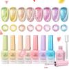 imageBeetles Pastel Gel Polish Set  Afternoon Desserts Collection 6 Colors Pastel Purple Yellow Blue Pink Trendy Colors Uv LED Lamp Salon DIY at Home Nails Gifts for Women Nails000Bubbly Mixology