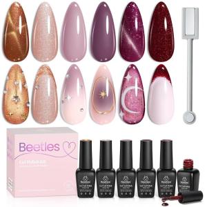 imageBeetles 4th of July Gel Nail Polish Set  6 Colors Independence Spark Cat Eye Gel Polish Kit Glitter Blue Red White Sliver Gold with Magnet amp Stickers Soak Off Uv Nail Art at Home Gift for Women000Astrology Tarot