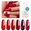 image:imageBeetles Neon Gel Nail Polish  Dreamy Summer Nails Art 6 Colors Hot Pink Blue Yellow Green Summer Gel Nail Polish Set Soak Off UV LED Bright Rainbow Neon Nails Art LongLasting Manicure Salon0Red Burgundy
