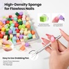 image:imageBeetles Neon Gel Nail Polish  Dreamy Summer Nails Art 6 Colors Hot Pink Blue Yellow Green Summer Gel Nail Polish Set Soak Off UV LED Bright Rainbow Neon Nails Art LongLasting Manicure SalonZColorful Nail Sponge 150Pcs White Pat Painting Gel