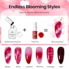 image:imageBeetles Neon Gel Nail Polish  Dreamy Summer Nails Art 6 Colors Hot Pink Blue Yellow Green Summer Gel Nail Polish Set Soak Off UV LED Bright Rainbow Neon Nails Art LongLasting Manicure SalonClear Blooming Gel