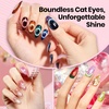 image:imageBeetles Neon Gel Nail Polish  Dreamy Summer Nails Art 6 Colors Hot Pink Blue Yellow Green Summer Gel Nail Polish Set Soak Off UV LED Bright Rainbow Neon Nails Art LongLasting Manicure Salon01 Cat Eye Magnet