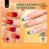 image:imageBeetles Neon Gel Nail Polish  Dreamy Summer Nails Art 6 Colors Hot Pink Blue Yellow Green Summer Gel Nail Polish Set Soak Off UV LED Bright Rainbow Neon Nails Art LongLasting Manicure Salon00Autumn Prism