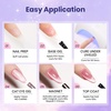 image:imageBeetles Neon Gel Nail Polish  Dreamy Summer Nails Art 6 Colors Hot Pink Blue Yellow Green Summer Gel Nail Polish Set Soak Off UV LED Bright Rainbow Neon Nails Art LongLasting Manicure Salon000Romantic