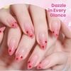 image:imageBeetles Pink Gel Nail Polish Set  Rosy Diamond Hot Pink Glitter Gel Polish 6 Colors Sparkly Soak Off UV LED Gel Nail Polish for DIY Nail Art Salon Manicure Gift for WomenRosy Diamond