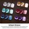 image:imageBeetles Pink Gel Nail Polish Set  Rosy Diamond Hot Pink Glitter Gel Polish 6 Colors Sparkly Soak Off UV LED Gel Nail Polish for DIY Nail Art Salon Manicure Gift for Women006 Colors Urban Grace Cat Eye