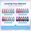 image:imageBeetles Pink Gel Nail Polish Set  Rosy Diamond Hot Pink Glitter Gel Polish 6 Colors Sparkly Soak Off UV LED Gel Nail Polish for DIY Nail Art Salon Manicure Gift for Women00Magical Swirl
