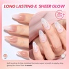 image:imageBeetles Pink Gel Nail Polish Set  Rosy Diamond Hot Pink Glitter Gel Polish 6 Colors Sparkly Soak Off UV LED Gel Nail Polish for DIY Nail Art Salon Manicure Gift for Women00Nude Pink Gel