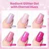 image:imageBeetles Pink Gel Nail Polish Set  Rosy Diamond Hot Pink Glitter Gel Polish 6 Colors Sparkly Soak Off UV LED Gel Nail Polish for DIY Nail Art Salon Manicure Gift for WomenRosy Diamond