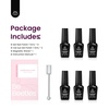 image:imageBeetles Pink Gel Nail Polish Set  Rosy Diamond Hot Pink Glitter Gel Polish 6 Colors Sparkly Soak Off UV LED Gel Nail Polish for DIY Nail Art Salon Manicure Gift for Women000Astrology Tarot