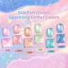 image:imageBeetles Pink Gel Nail Polish Set  Rosy Diamond Hot Pink Glitter Gel Polish 6 Colors Sparkly Soak Off UV LED Gel Nail Polish for DIY Nail Art Salon Manicure Gift for WomenStarfish Gleam
