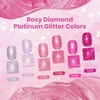 image:imageBeetles Pink Gel Nail Polish Set  Rosy Diamond Hot Pink Glitter Gel Polish 6 Colors Sparkly Soak Off UV LED Gel Nail Polish for DIY Nail Art Salon Manicure Gift for WomenRosy Diamond