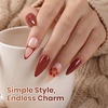 image:imageBeetles Pink Gel Polish  Baby Flush Full Size 15ML051Fl Oz Hema Free Pink Gel Nail Polish Soak Off UV LED Lamp Bright Summer Nails Art Manicure Salon DIY NailsI  Creme Brown  Toasty Mocha